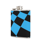 Flasques Motif À damiers noir et bleu (Gauche)
