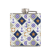 Flasques Motif à thème marin 2 (Dos)