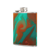 Flasques motif abstrait. (Gauche)