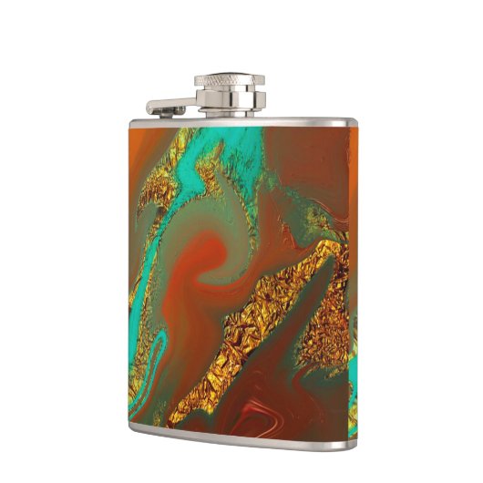 Flasques motif abstrait (Gauche)