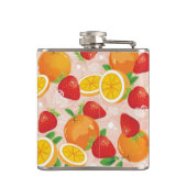 Flasques Motif abstrait avec la fraise (Dos)