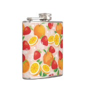 Flasques Motif abstrait avec la fraise (Droite)