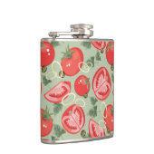 Flasques Motif abstrait avec la tomate (Droite)