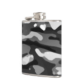 Flasques Motif Abstrait  Black White (Gauche)