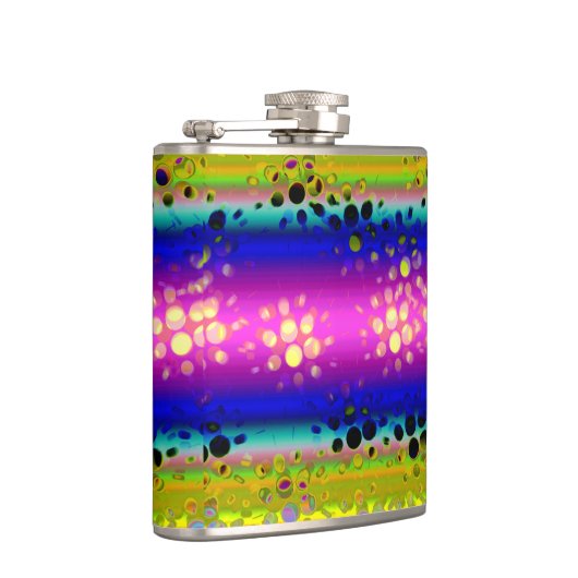 Flasques Motif Abstrait coloré (Droite)