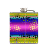 Flasques Motif Abstrait coloré (Dos)