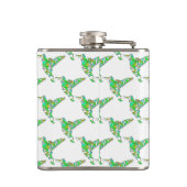 Flasques Motif Abstrait de colibri (Dos)