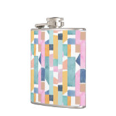 Flasques Motif abstrait de forme d'aquarelle (Gauche)