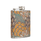 Flasques Motif abstrait de plume de paon (Droite)