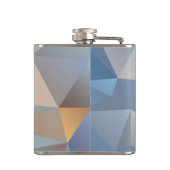 Flasques Motif abstrait frais de triangle (Dos)