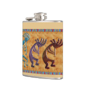 Flasques Motif amérindien Kokopelli 3D Anasazi (Gauche)