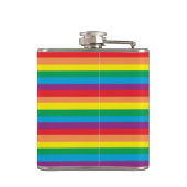 Flasques Motif arc-en-ciel simple (Dos)