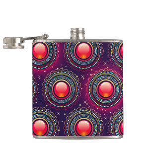 Flasques Motif Artsy Circle