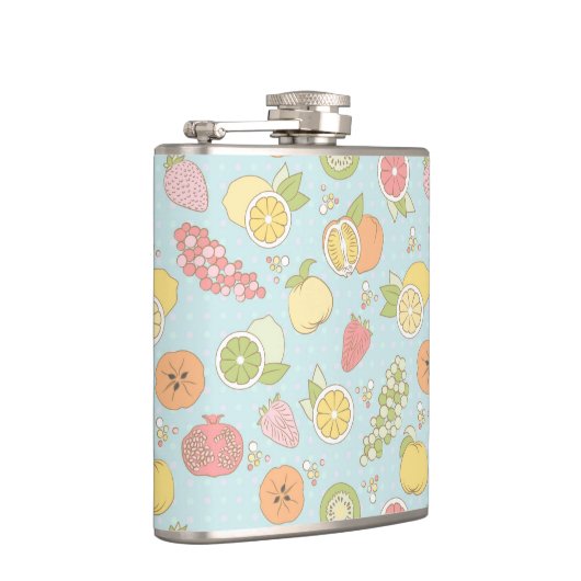 Flasques Motif avec des fruits et des baies (Droite)