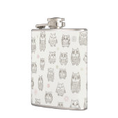 Flasques Motif avec des hiboux (Gauche)