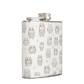 Flasques Motif avec des hiboux (Droite)