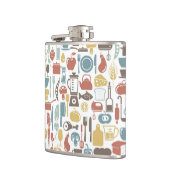Flasques Motif avec des icônes de cuisine (Gauche)