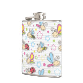 Flasques motif avec des insectes (Gauche)