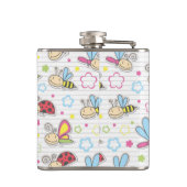 Flasques motif avec des insectes (Dos)