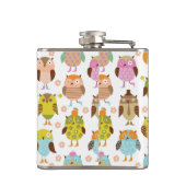 Flasques motif avec des oiseaux (Dos)