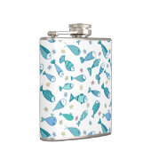 Flasques Motif avec des poissons et des étoiles de mer (Droite)