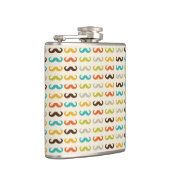 Flasques Motif avec la moustache (Droite)