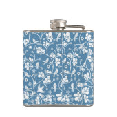 Flasques motif avec les oiseaux et l'ornement de plantes (Dos)