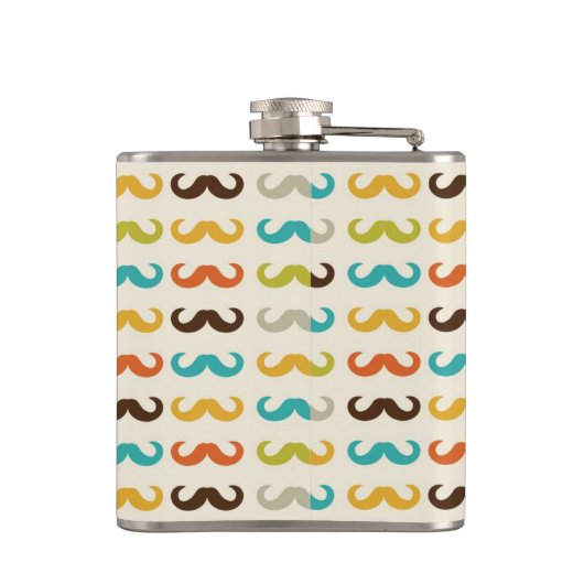 Flasques Motif avec moustache (Dos)