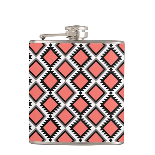 Flasques Motif Aztec (Devant)