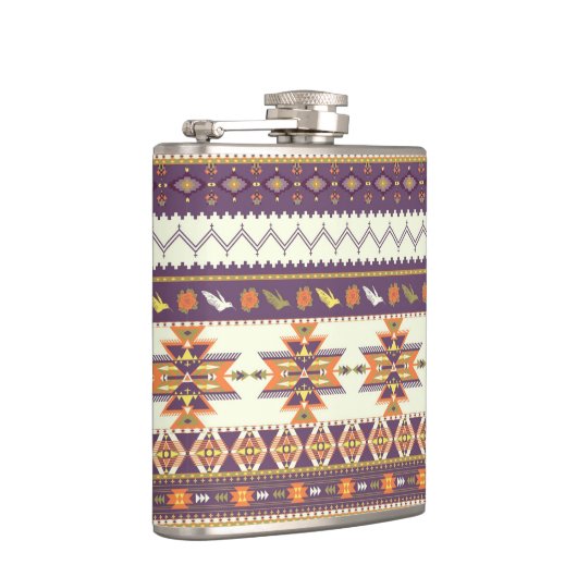 Flasques Motif aztèque coloré (Droite)