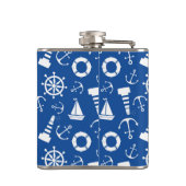 Flasques Motif bleu de mer (Dos)