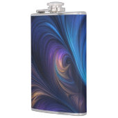 Flasques Motif bleu foncé (Gauche)