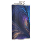 Flasques Motif bleu foncé (Droite)