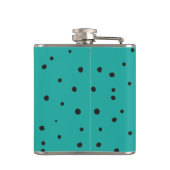 Flasques Motif Blushing Fox et Dots (Dos)