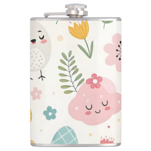 Flasques Motif Bunny de Pâques