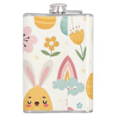 Flasques Motif Bunny de Pâques (Dos)