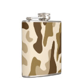 Flasques Motif camouflage beige (Droite)