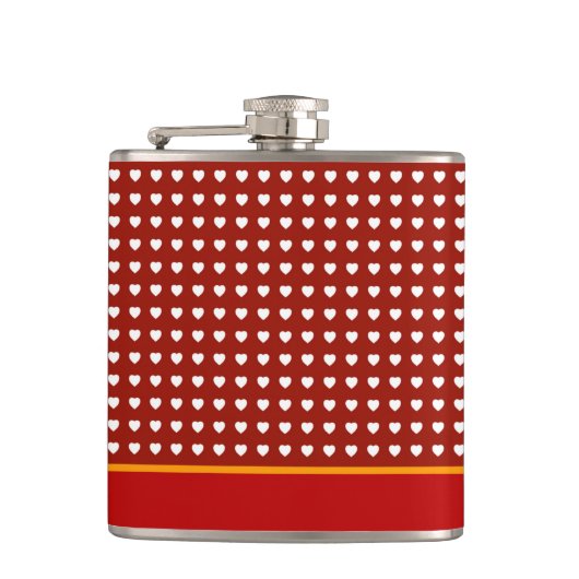 Flasques Motif cardiaque (Devant)