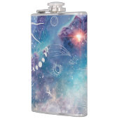 Flasques Motif céleste bleu violet (Gauche)