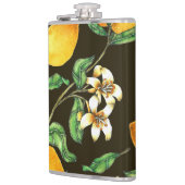 Flasques Motif citron verni à la main (Gauche)