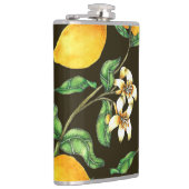 Flasques Motif citron verni à la main (Droite)