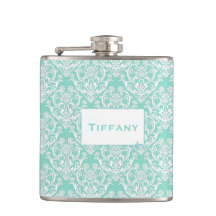 Motif classique de Damas blanc