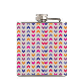 Flasques Motif coloré aztèque de Chevron (Dos)