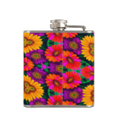 Flasques Motif coloré Daisy Bouquet (Dos)