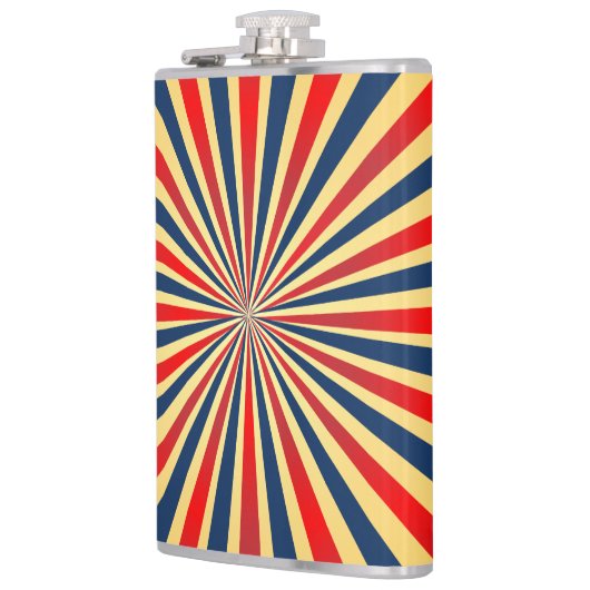 Flasques Motif coloré de rayures (Gauche)