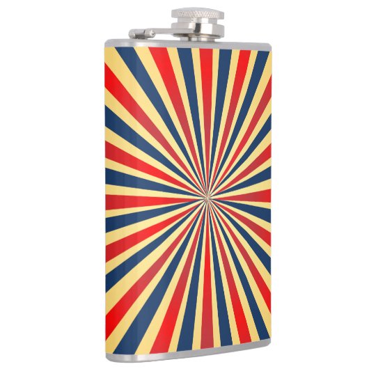 Flasques Motif coloré de rayures (Droite)