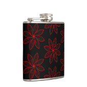 Flasques Motif criminel sur noir (Droite)