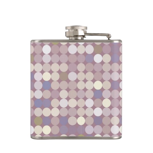 Flasques Motif d'abrégé sur cercles de tissu (Dos)