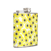 Flasques Motif d'aquarelle des tournesols (Droite)