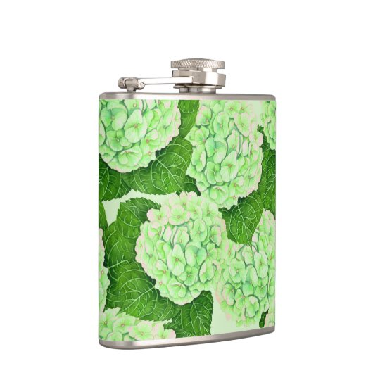 Flasques Motif d'aquarelle Hydrangea (Droite)